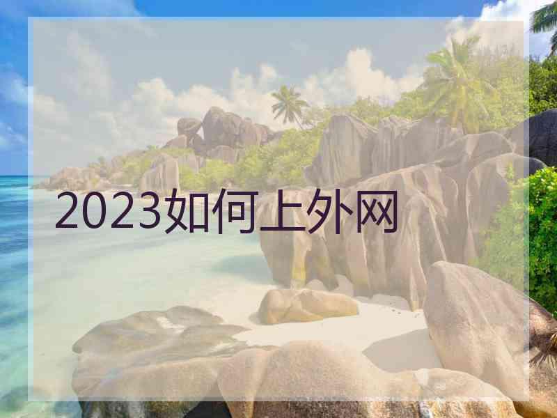 2023如何上外网