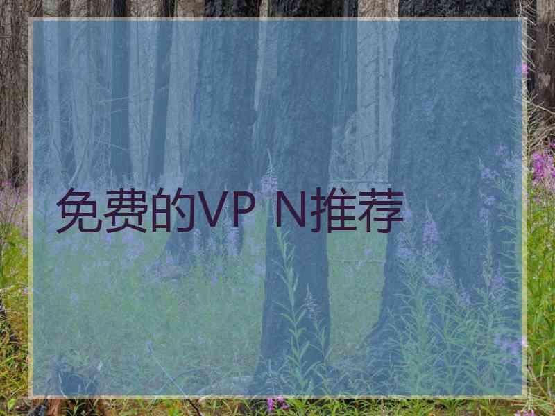 免费的VP N推荐