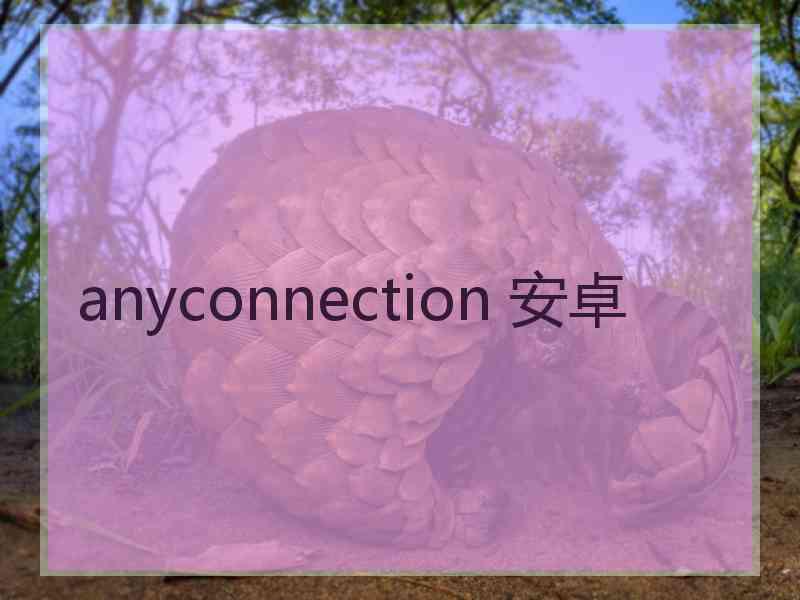 anyconnection 安卓