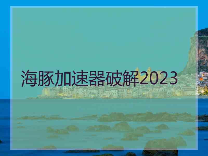 海豚加速器破解2023