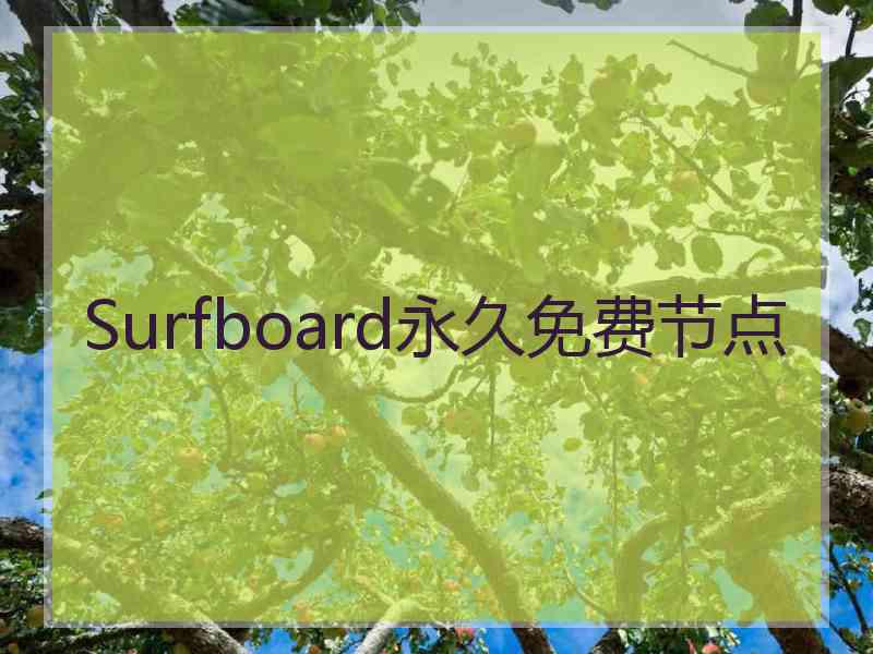 Surfboard永久免费节点