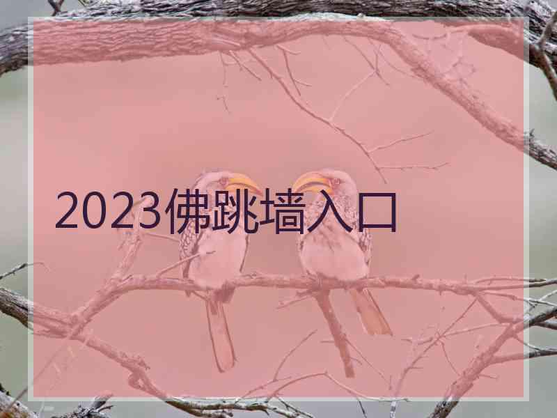 2023佛跳墙入口